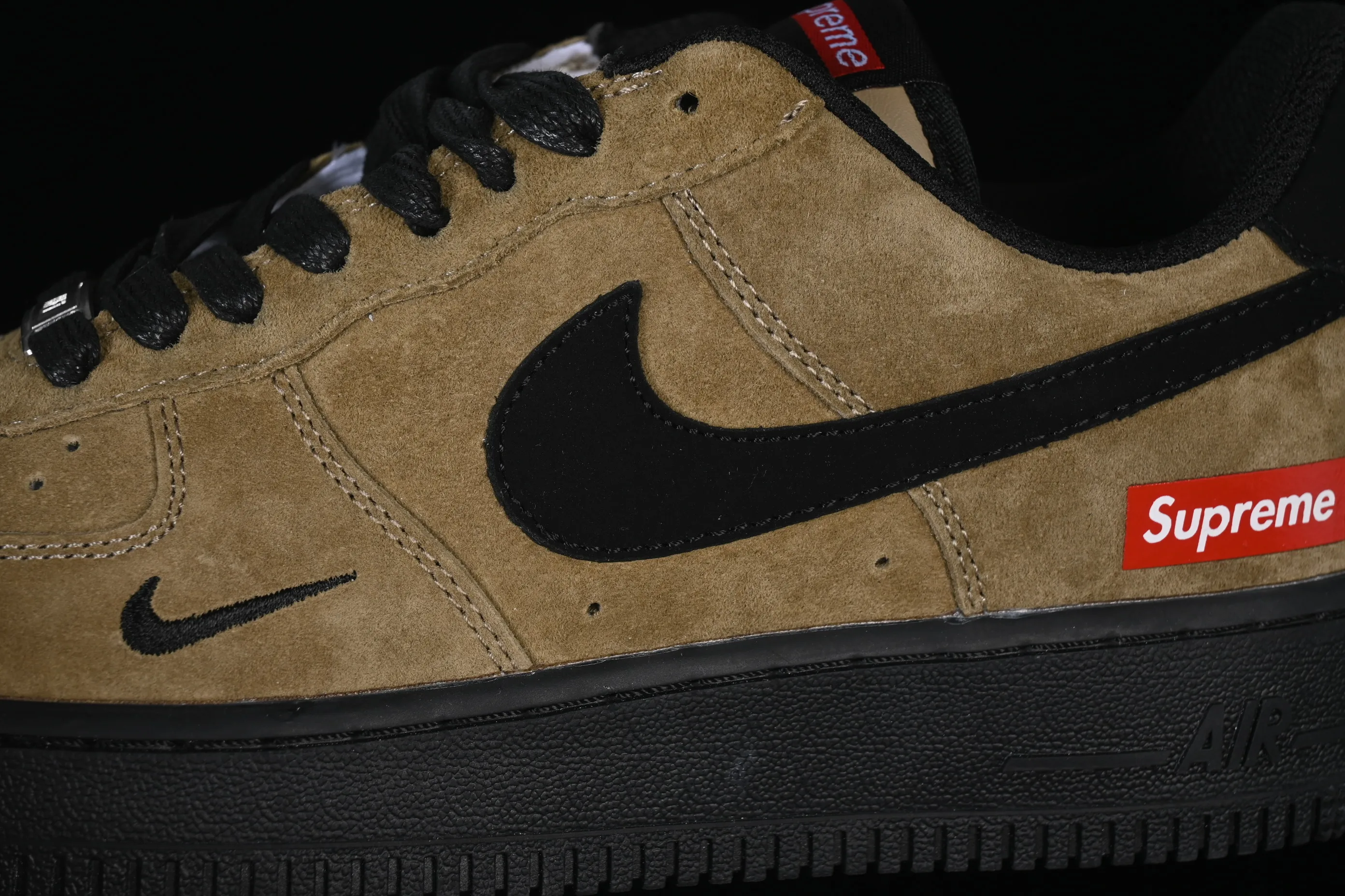 All categories Nk Air Force 1 Air Force series Nk Air Force 1 Low Air Force low-top Nike Air Force 1'07 Low joint khaki black Air Force 1 low-top casual sneakers DV5477-201